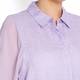 MARINA RINALDI LIGHTWEIGHT LINEN SHIRT LILAC