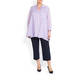 MARINA RINALDI LIGHTWEIGHT LINEN SHIRT LILAC