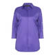 MARINA RINALDI LOOSE FIT PURPLE COTTON POPLIN SHIRT