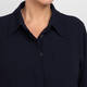 Marina Rinaldi Triacetate Cady Shirt Navy