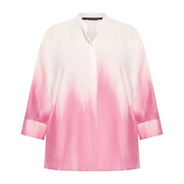 Marina Rinaldi Dip-Dye Effect Shirt Pink - Plus Size Collection