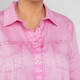 Marina Rinaldi Lyocell Satin Shirt Rose Pink