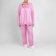 Marina Rinaldi Lyocell Satin Shirt Rose Pink