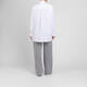 Marina Rinaldi Oversized Embroidered Cotton Shirt White