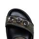 Marina Rinaldi jewelled black flat wedge sandals