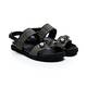 Marina Rinaldi jewelled black flat wedge sandals