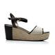 Marina Rinaldi brown espadrille wedge sandals