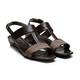 Marina Rinaldi brown t-bar sandals