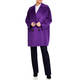 MARINA RINALDI WOOL COAT VIOLET