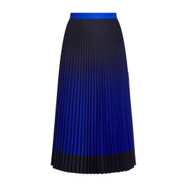 Marina Rinaldi Pleated Skirt Cobalt  - Plus Size Collection