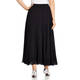 Marina Rinaldi Georgette Midi Skirt Black