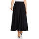 Marina Rinaldi Georgette Midi Skirt Black