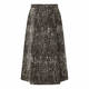 MARINA RINALDI CROCODILE PRINT TAFFETA SKIRT