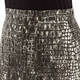 MARINA RINALDI CROCODILE PRINT TAFFETA SKIRT