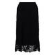 Marina Rinaldi Knitted Lace Skirt Black 