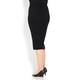 MARINA RINALDI BLACK STRETCH JERSEY PENCIL SKIRT