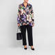 Marina Rinaldi Jewel Print Twill Shirt Black