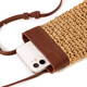 Marina Rinaldi Straw Phone Pouch