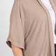 Marina Rinaldi Kimono Sleeve Cardigan Beige