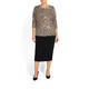 MARINA RINALDI KNITTED LEOPARD PRINT CARDIGAN