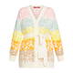 Marina Rinaldi Pure Cotton Cardigan Pastel Rainbow