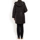 MARINA RINALDI FAUX-SHEEPSKIN PADDED COAT