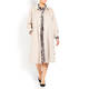 MARINA RINALDI CREAM DOUBLE FACE COAT