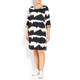 MARINA RINALDI PRINTED DRESS
