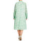 Marina Rinaldi Printed Dress Green