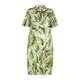 MARINA RINALDI botanical print cotton DRESS