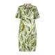 MARINA RINALDI botanical print cotton DRESS