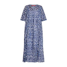 Marina Rinaldi Ikat Print Cotton Muslin Dress  - Plus Size Collection