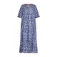 Marina Rinaldi Ikat Print Cotton Muslin Dress 