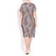 MARINA RINALDI LEOPARD PRINT DRESS