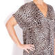 MARINA RINALDI LEOPARD PRINT DRESS