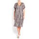 MARINA RINALDI LEOPARD PRINT DRESS