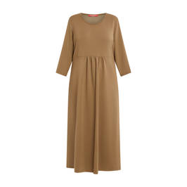 Marina Rinaldi Techincal Jersey Dress Olive  - Plus Size Collection