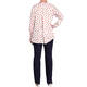 MARINA RINALDI LIPS PRINT SHIRT WHITE