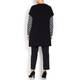 MARINA RINALDI BLACK KNITTED GILET