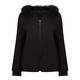 Marina Rinaldi Black fur trimmed HOODY