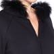 Marina Rinaldi Black fur trimmed HOODY