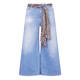 MARINA RINALDI WIDE LEG PALE DENIM JEANS