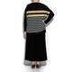 MARINA RINALDI BLACK & GOLD KNITTED TUNIC