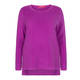 MARINA RINALDI RIBBED KNIT TUNIC VIOLET