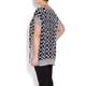 Marina Rinaldi black print tunic with border pattern