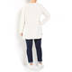 MARINA RINALDI CASHMERE BLEND JUMPER WHITE