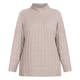 Marina Rinaldi Cable Knit Knitted Tunic Mushroom 