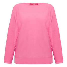 Marina Rinaldi Knitted Tunic Pink - Plus Size Collection