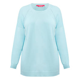 Marina Rinaldi Knitted Tunic Aqua - Plus Size Collection