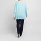 Marina Rinaldi Knitted Tunic Aqua